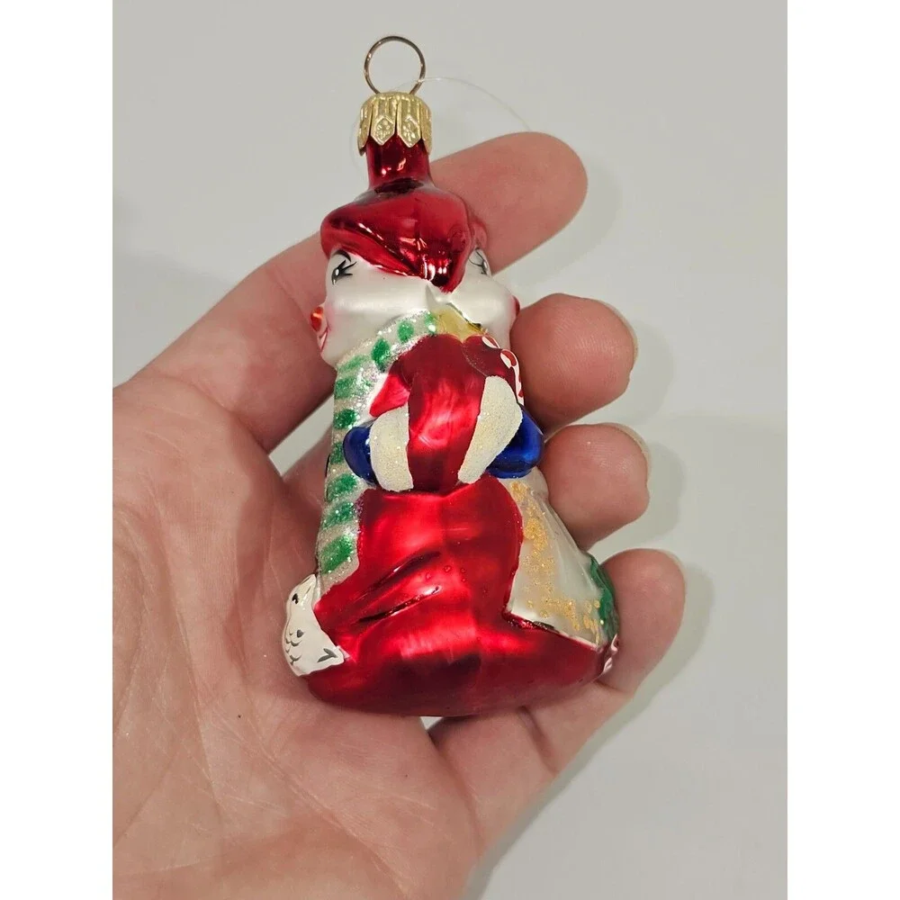 NEW VTG‎ Christopher Radko Cool Couple Gem 99-961-0 Blown Glass Ornament Holiday